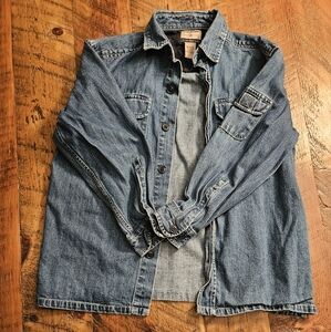 High Sierra vintage jean jacket, Medium wash, size M-10/12